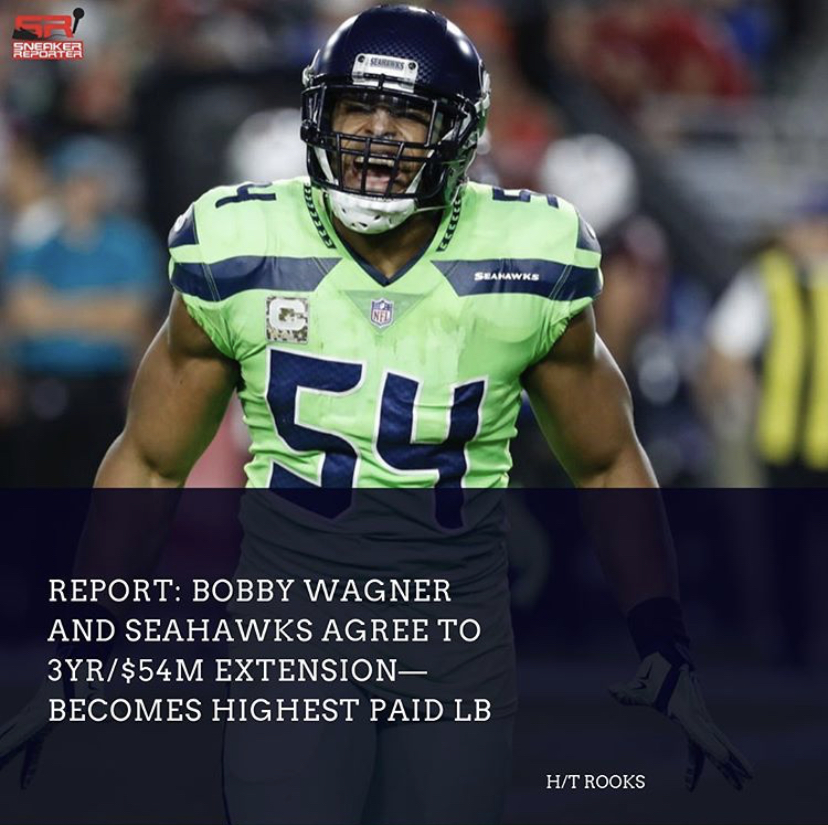 Bobby Wagner Becomes Highest-Paid Linebacker In NFL | Sneakerreporter